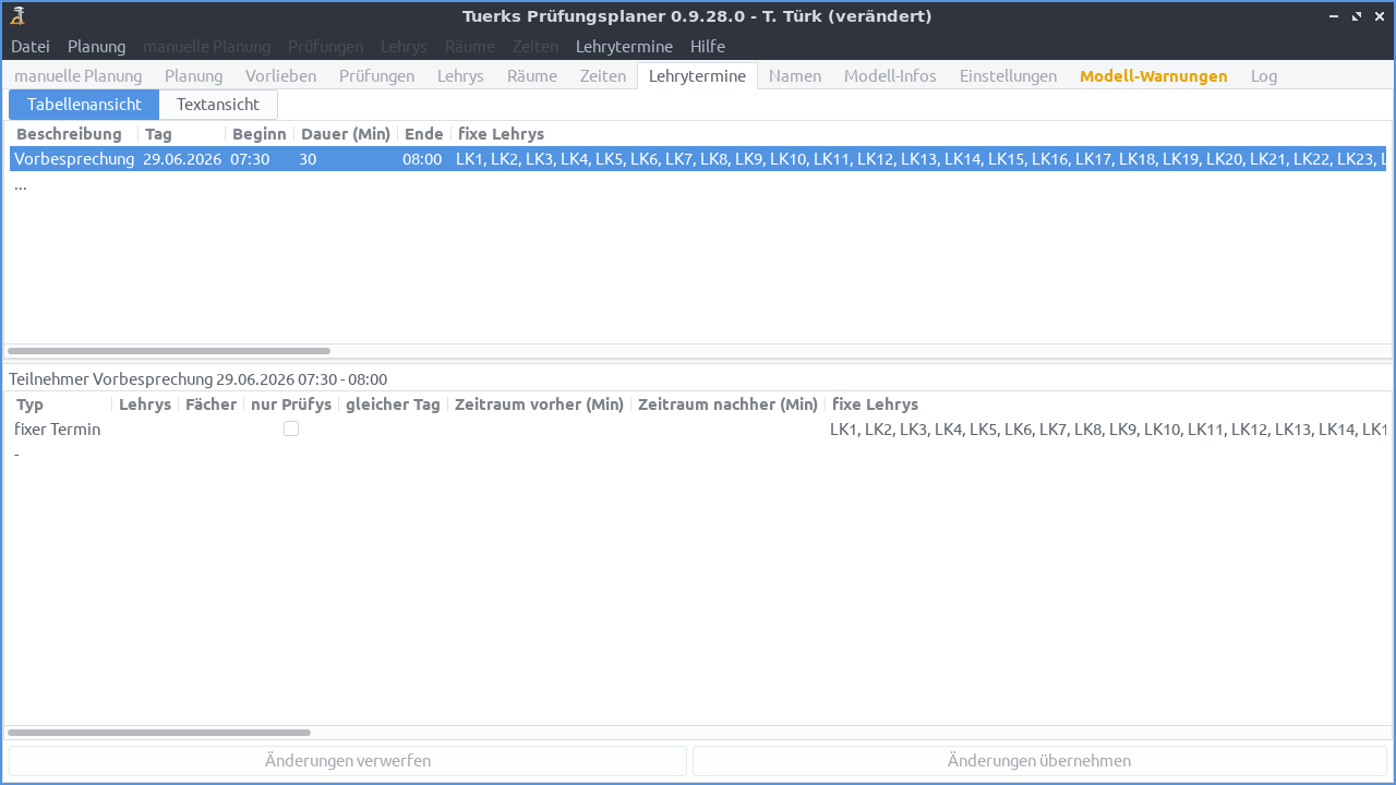 Screenshot Reiter Lehrytermine