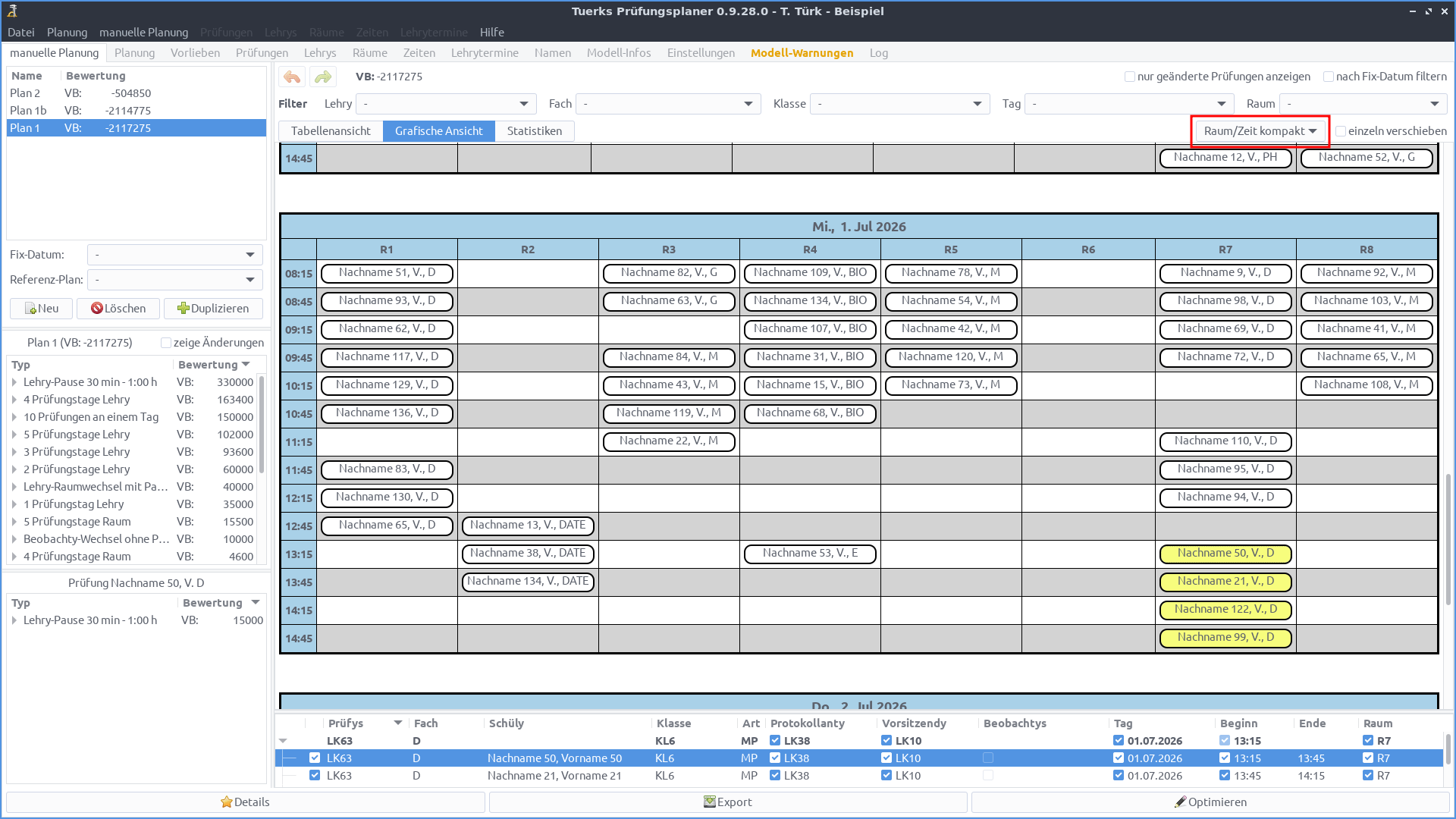 Screenshot Reiter Manuelle Planung
3